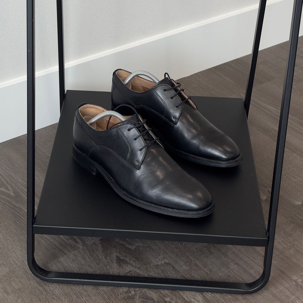 Ted Baker London Black Leather Oxfords